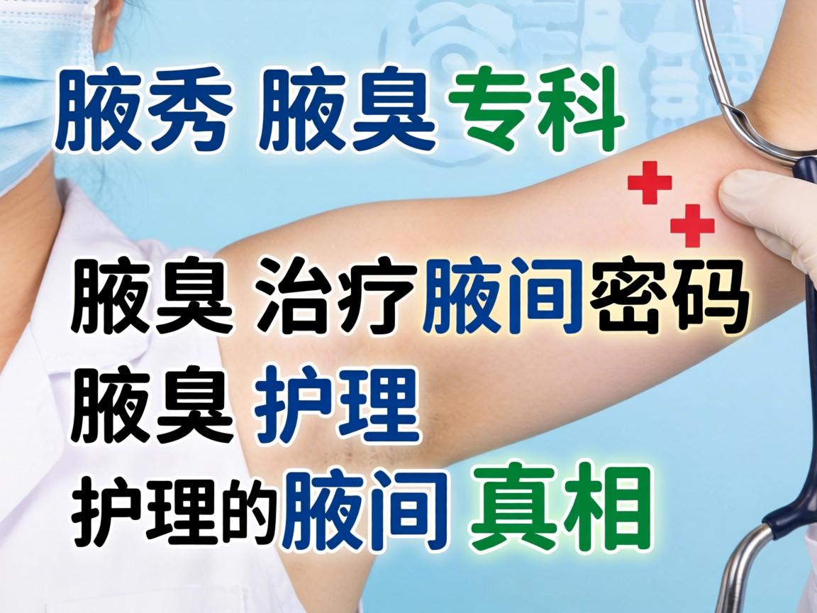 腋秀腋臭专科，腋臭治疗的腋间密码，腋臭护理的腋间真相