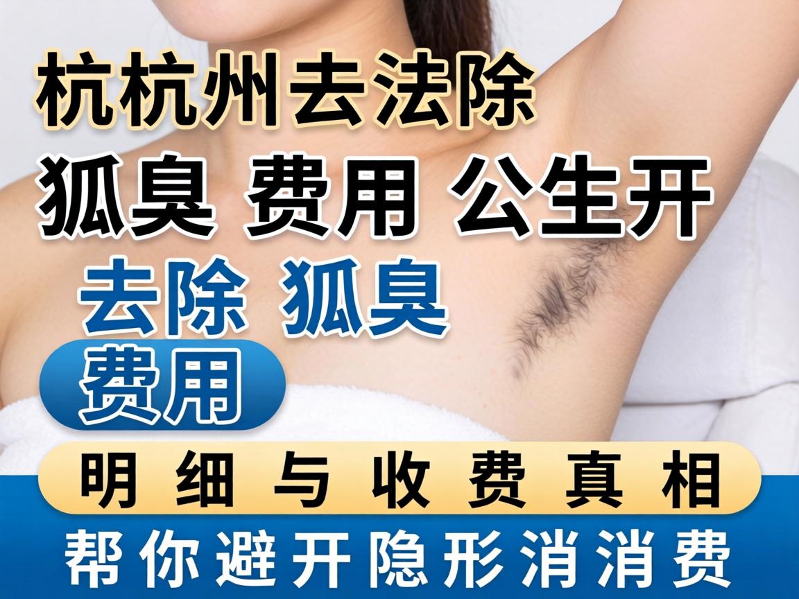 杭州去除狐臭费用公开，去除狐臭费用明细与收费真相，帮你避开隐形消费
