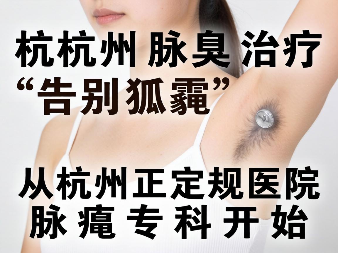 杭州腋臭治疗，告别狐臭，从杭州正规医院腋臭专科开始