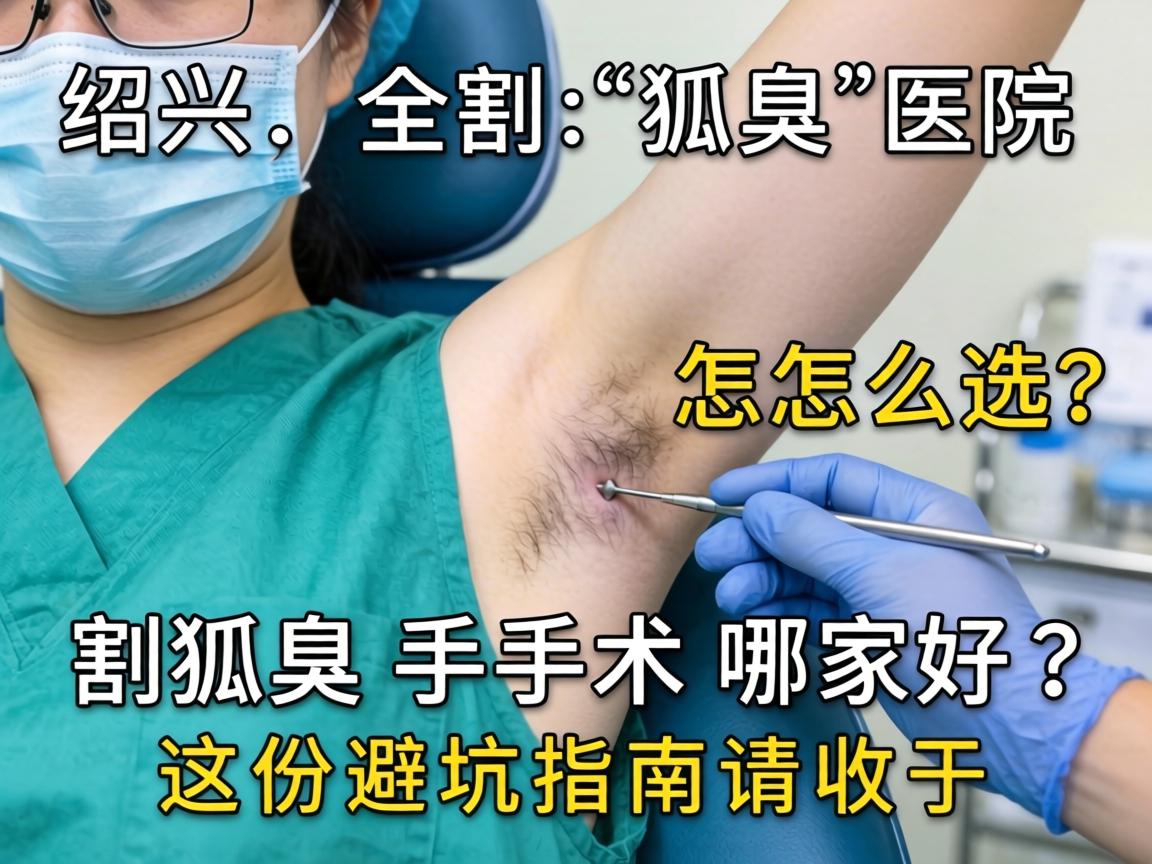 绍兴割狐臭医院怎么选？割狐臭手术哪家好？这份避坑指南请收好