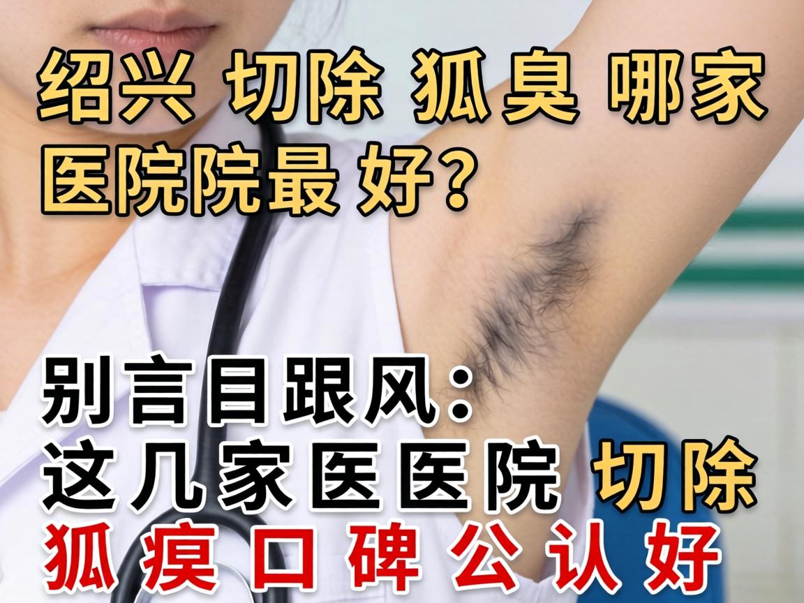 绍兴切除狐臭哪家医院最好？别盲目跟风，这几家医院切除狐臭口碑公认好