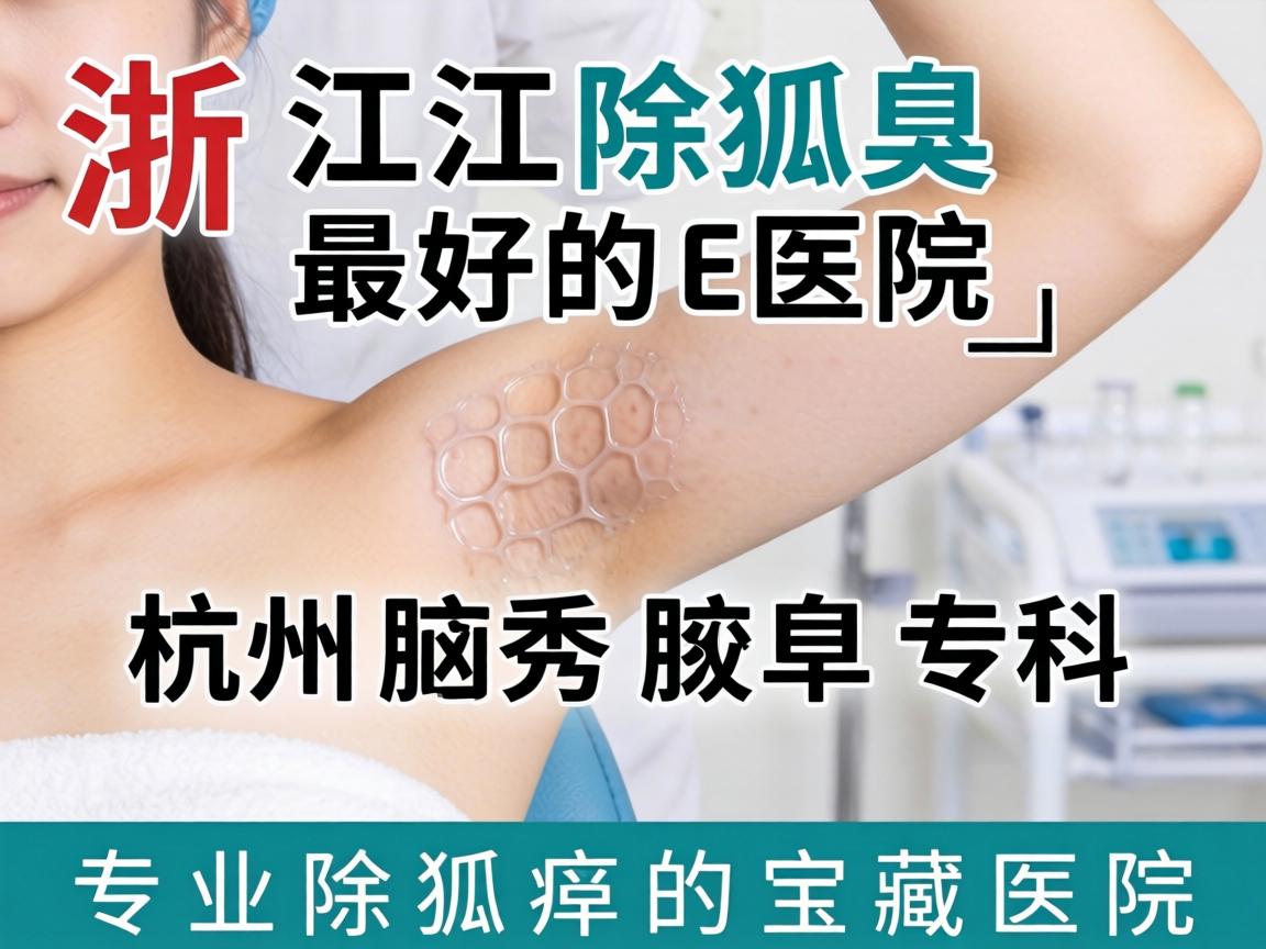 浙江除狐臭最好的医院，杭州腋秀腋臭专科，专业除狐臭的宝藏医院