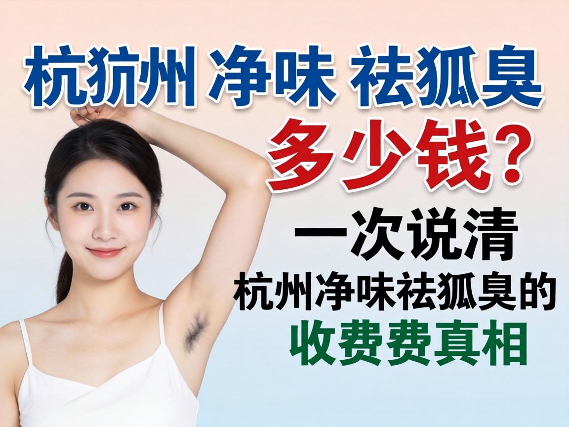 杭州净味祛狐臭多少钱？一次说清杭州净味祛狐臭的收费真相