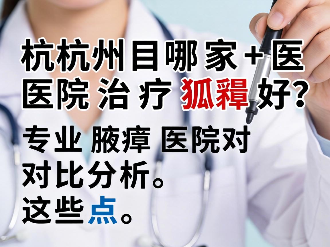 杭州哪家医院治疗狐臭好？专业腋臭医院对比分析，这些点要重点关注