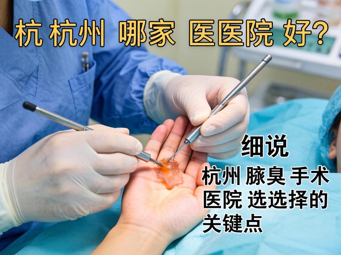 杭州狐臭手术哪家医院好？细说杭州腋臭手术医院选择的关键点