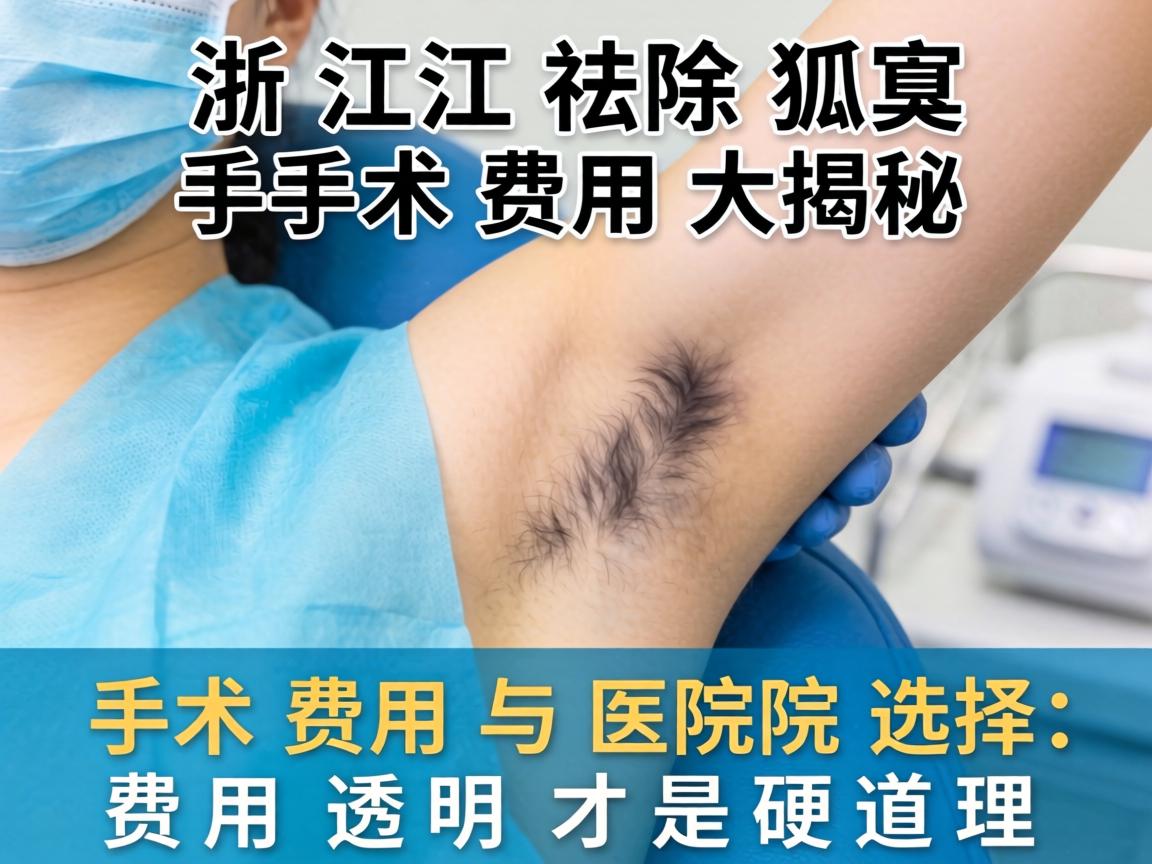 浙江祛除狐臭手术费用大揭秘,手术费用与医院选择,费用透明才是硬道理 浙江祛除狐臭手术费用大揭秘,手术费用与医院选择,费用透明才是硬道理