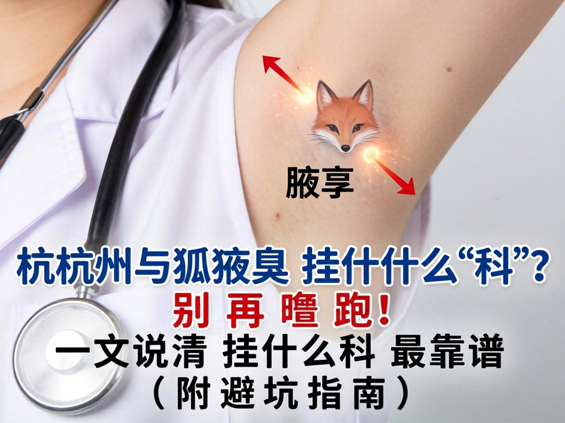 杭州狐臭挂什么科？别再瞎跑！一文说清挂什么科最靠谱（附避坑指南）