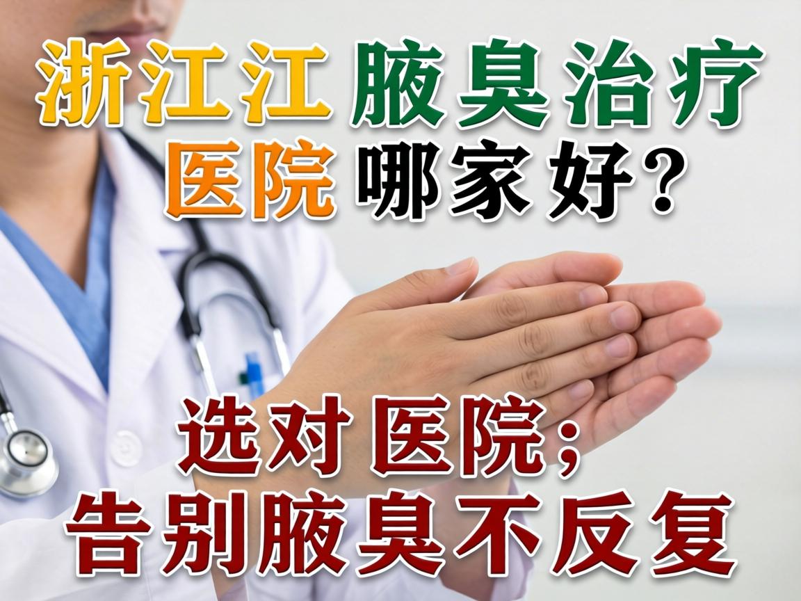浙江腋臭治疗医院哪家好？选对医院，告别腋臭不反复