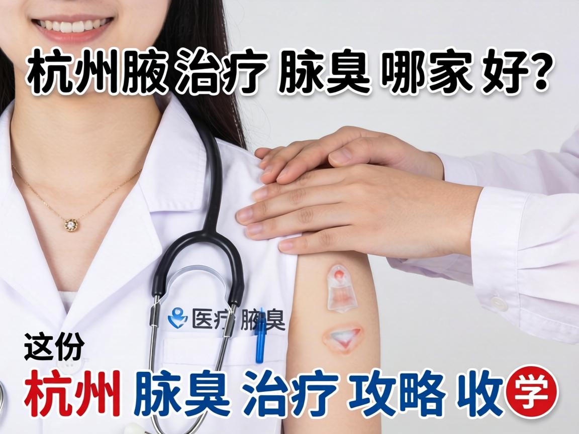 杭州治疗腋臭哪家好？这份杭州腋臭治疗攻略收好