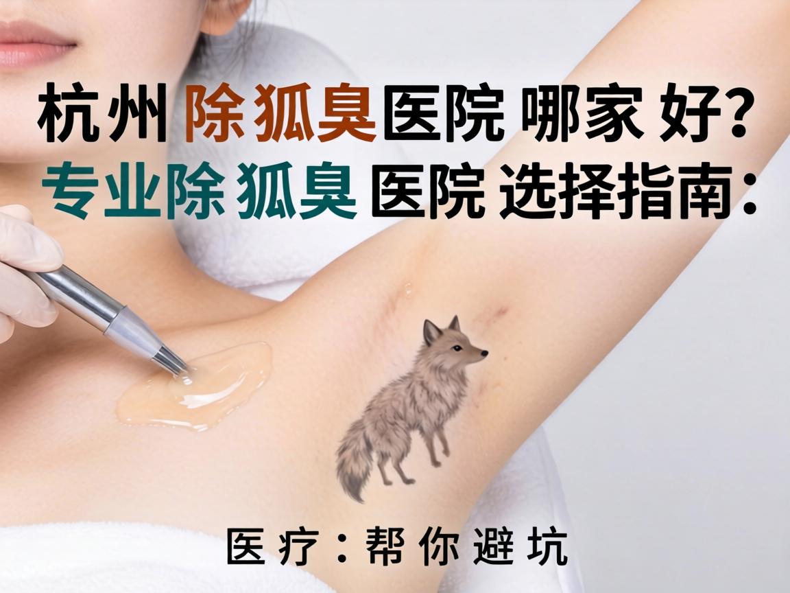 杭州除狐臭医院哪家好？专业除狐臭医院选择指南，帮你避坑
