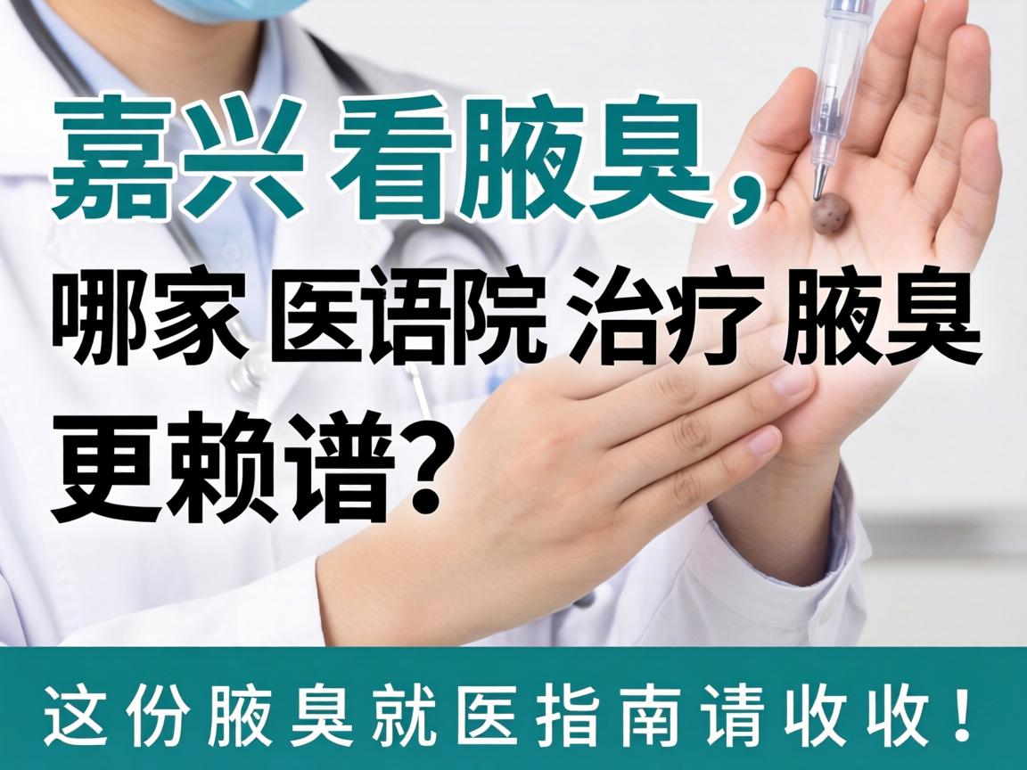 嘉兴看腋臭，哪家医院治疗腋臭更靠谱？这份腋臭就医指南请收好！