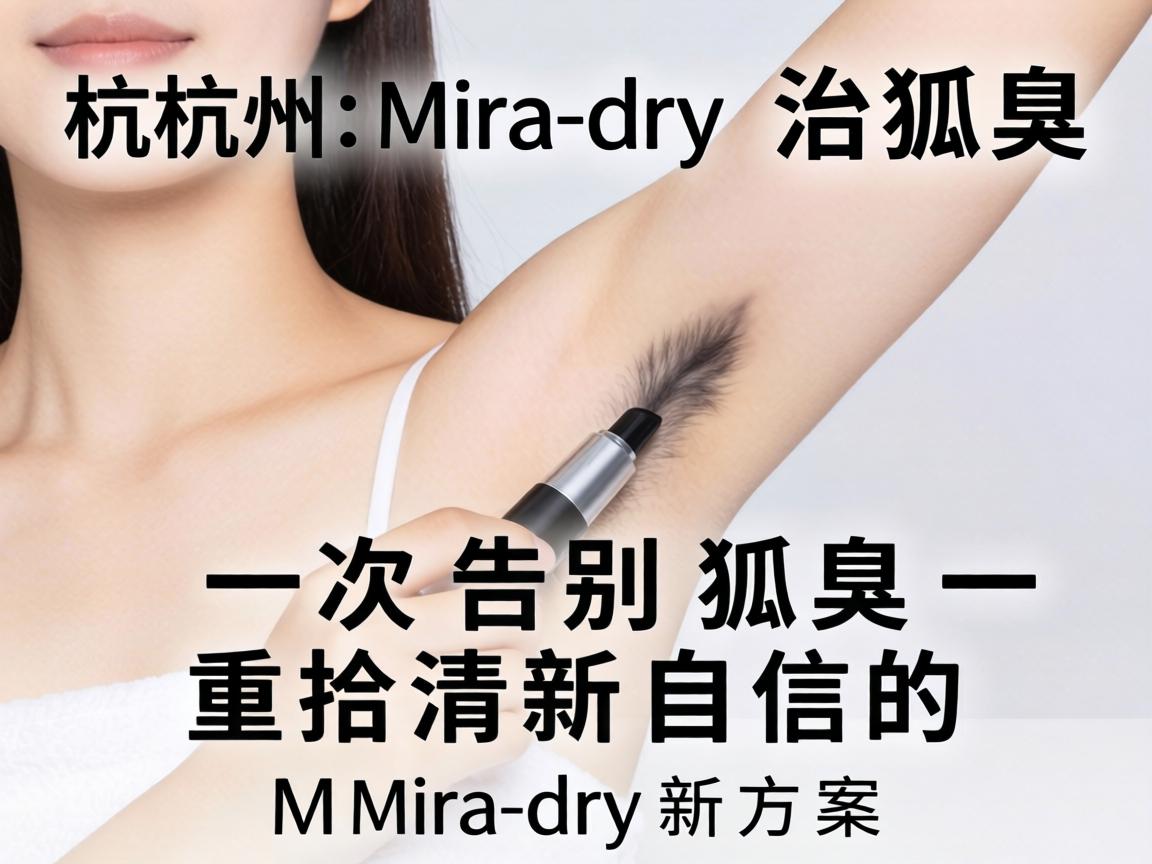 杭州Miradry治狐臭，一次告别狐臭，重拾清新自信的Miradry新方案