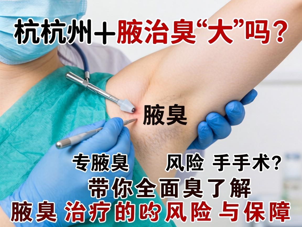 杭州腋臭手术风险大吗？带你全面了解腋臭治疗的风险与保障