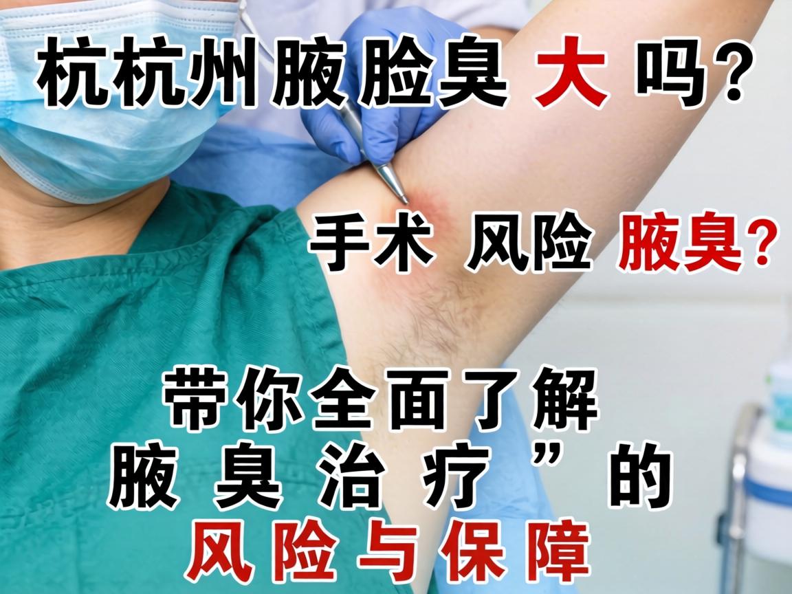 杭州腋臭手术风险大吗？带你全面了解腋臭治疗的风险与保障