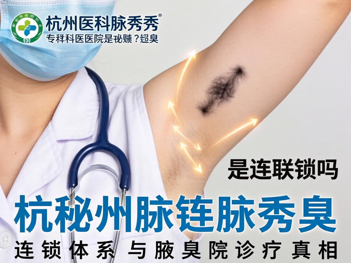 杭州腋秀腋臭专科医院是连锁吗？揭秘腋秀连锁体系与腋臭诊疗真相