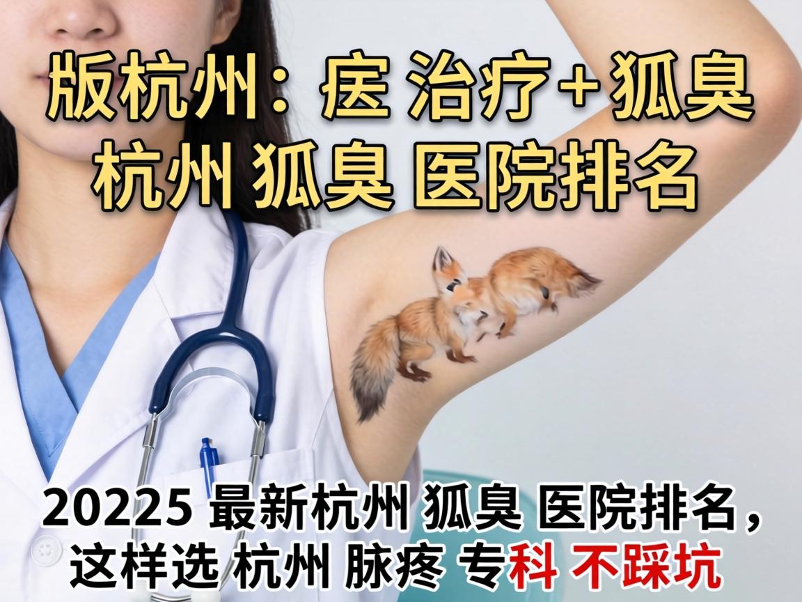 杭州治疗狐臭医院排名，2025最新版杭州狐臭医院排名，这样选杭州腋臭专科不踩坑