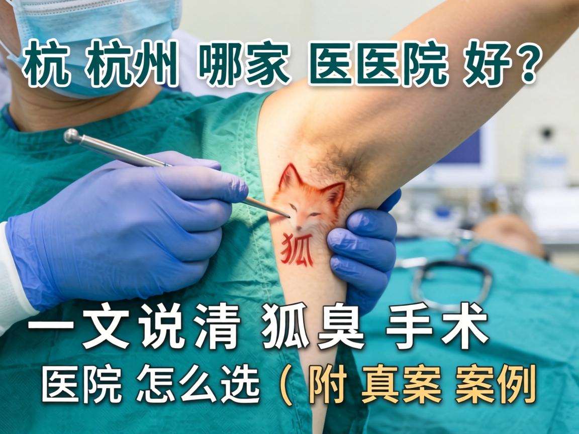 杭州狐臭手术哪家医院好？一文说清狐臭手术医院怎么选（附真实案例）