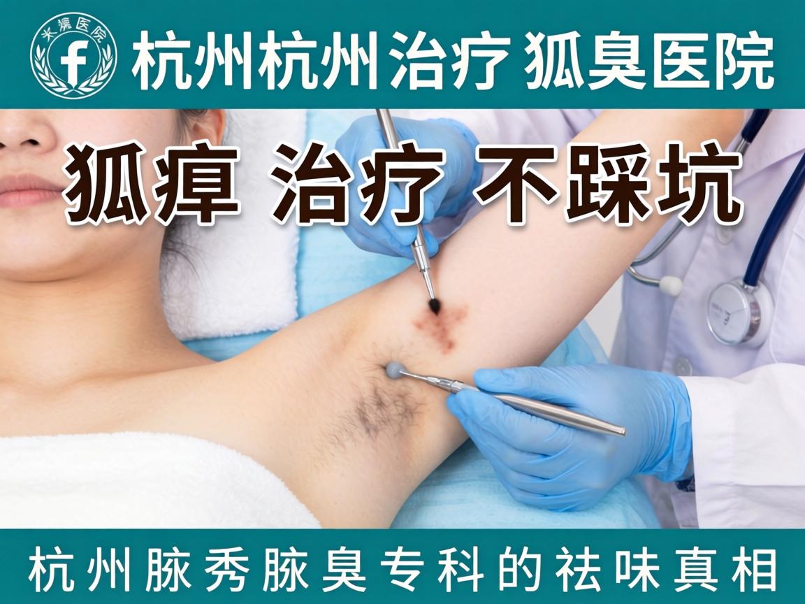 杭州治疗狐臭医院，狐臭治疗不踩坑，杭州腋秀腋臭专科的祛味真相