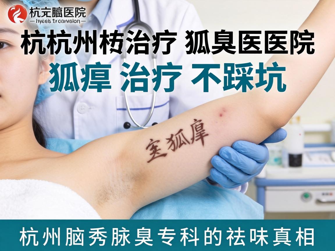 杭州治疗狐臭医院，狐臭治疗不踩坑，杭州腋秀腋臭专科的祛味真相
