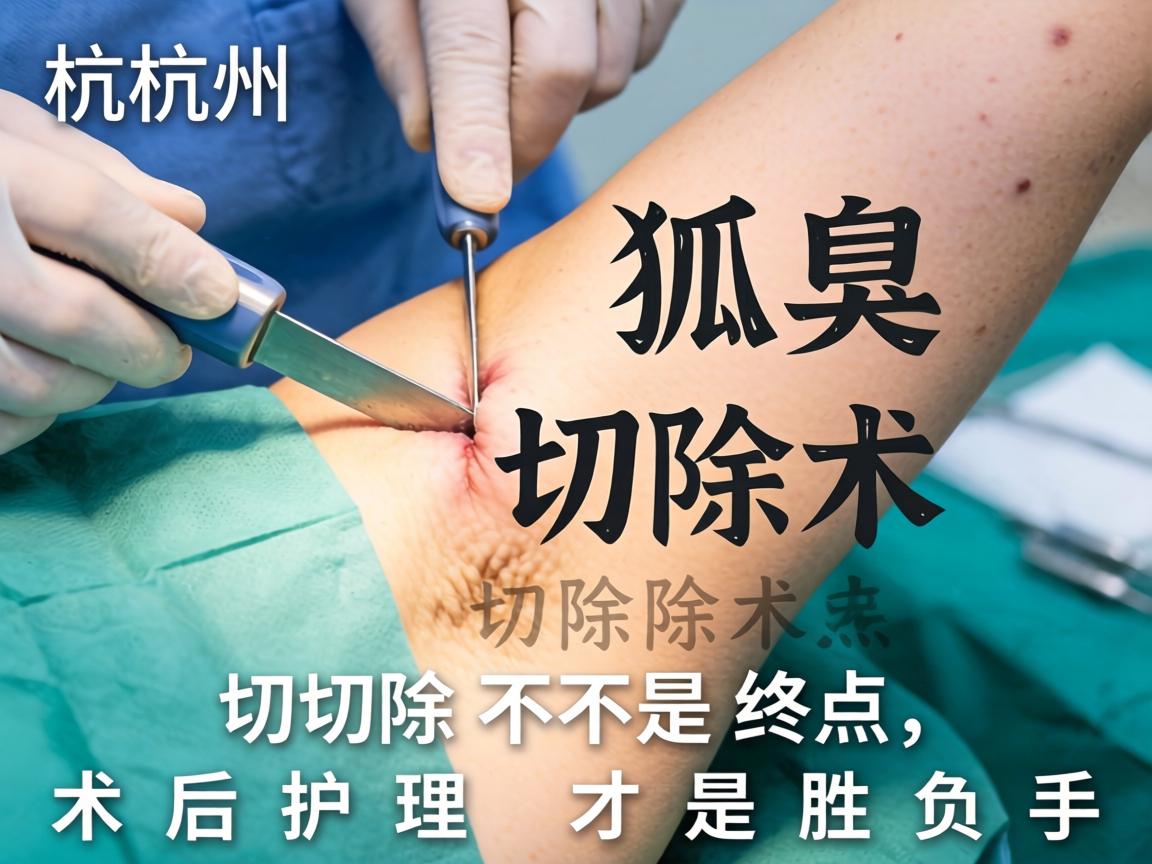 杭州狐臭切除术，手术切除不是终点，术后护理才是胜负手