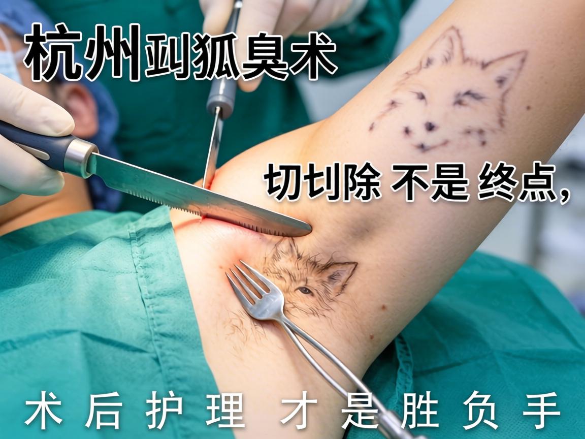 杭州狐臭切除术，手术切除不是终点，术后护理才是胜负手