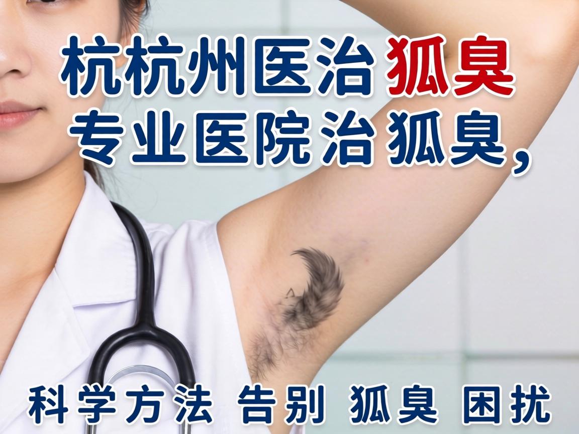 杭州治狐臭，专业医院治狐臭，科学方法告别狐臭困扰