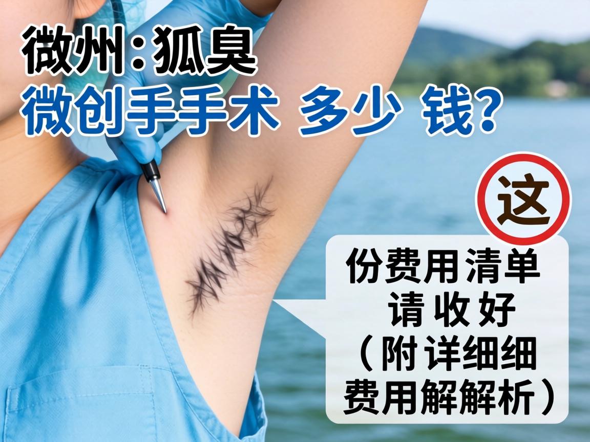 在湖州做狐臭微创手术多少钱？这份费用清单请收好（附详细费用解析）
