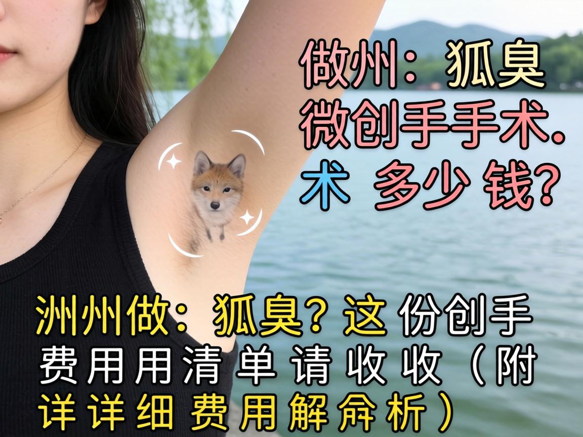 在湖州做狐臭微创手术多少钱？这份费用清单请收好（附详细费用解析）