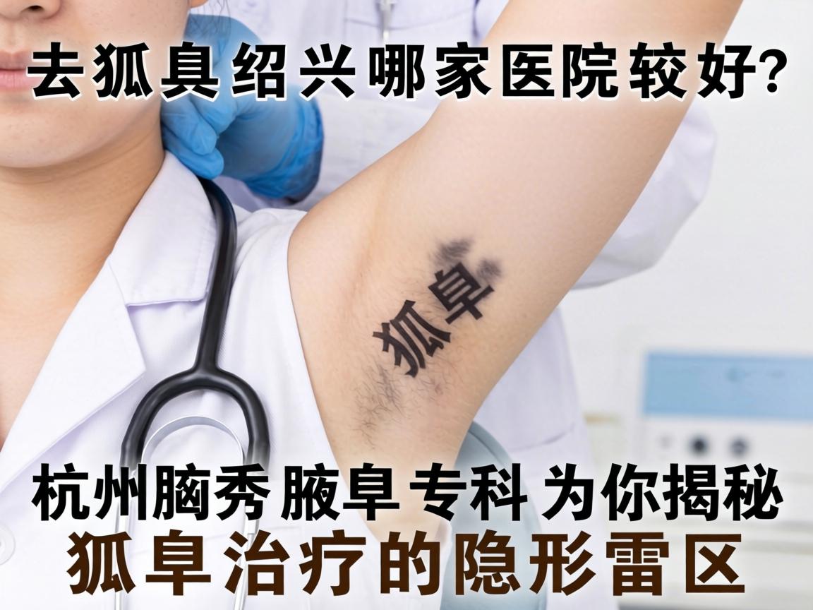去狐臭绍兴哪家医院较好？杭州腋秀腋臭专科为你揭秘狐臭治疗的隐形雷区
