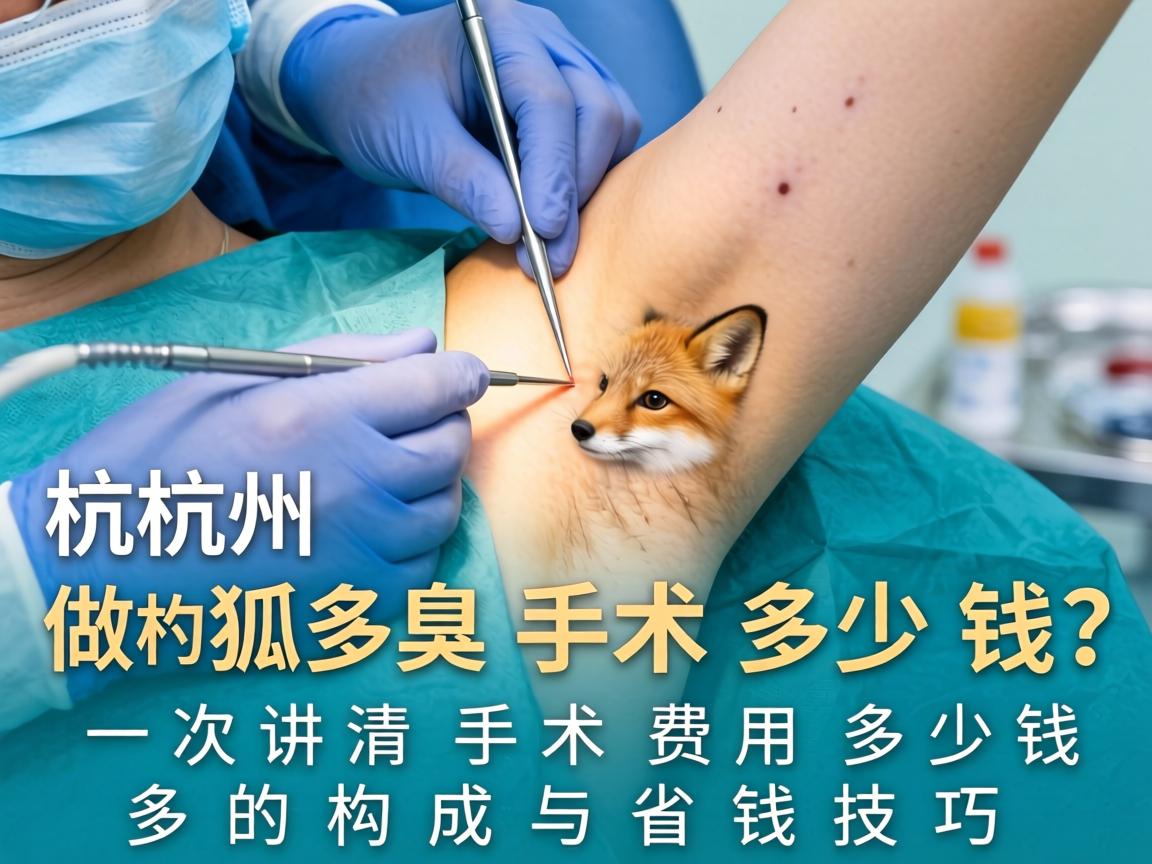 杭州做狐臭手术多少钱？一次讲清手术费用多少钱的构成与省钱技巧