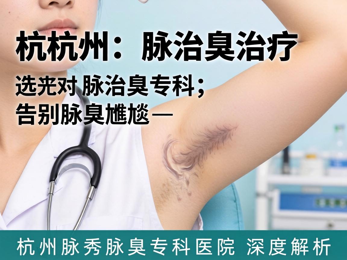 杭州腋臭治疗，选对腋臭专科，告别腋臭尴尬—杭州腋秀腋臭专科医院深度解析