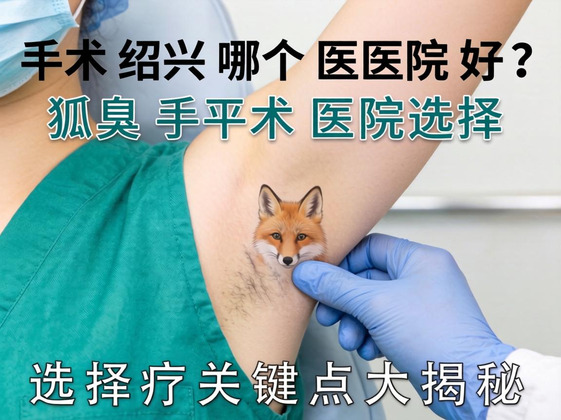 狐臭手术绍兴哪个医院好？狐臭手术医院选择关键点大揭秘