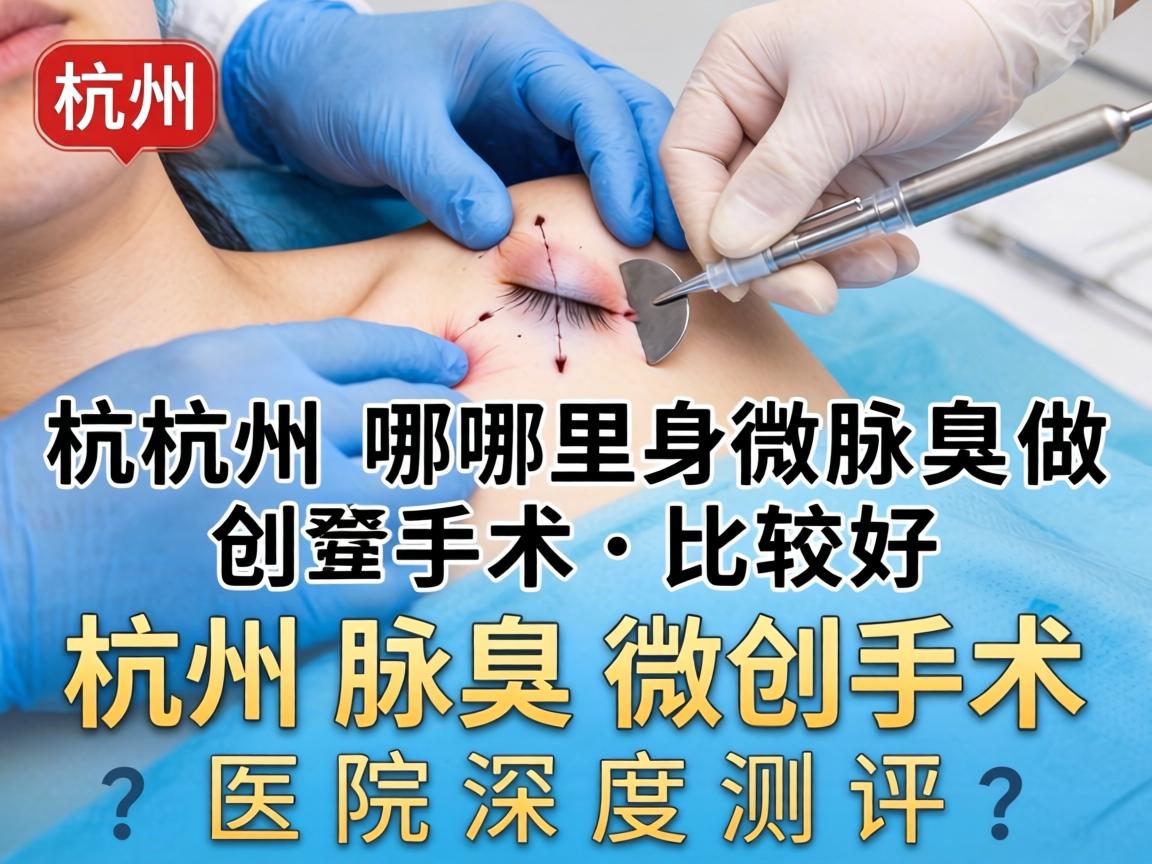 杭州哪里做腋臭微创手术比较好？杭州腋臭微创手术医院深度测评