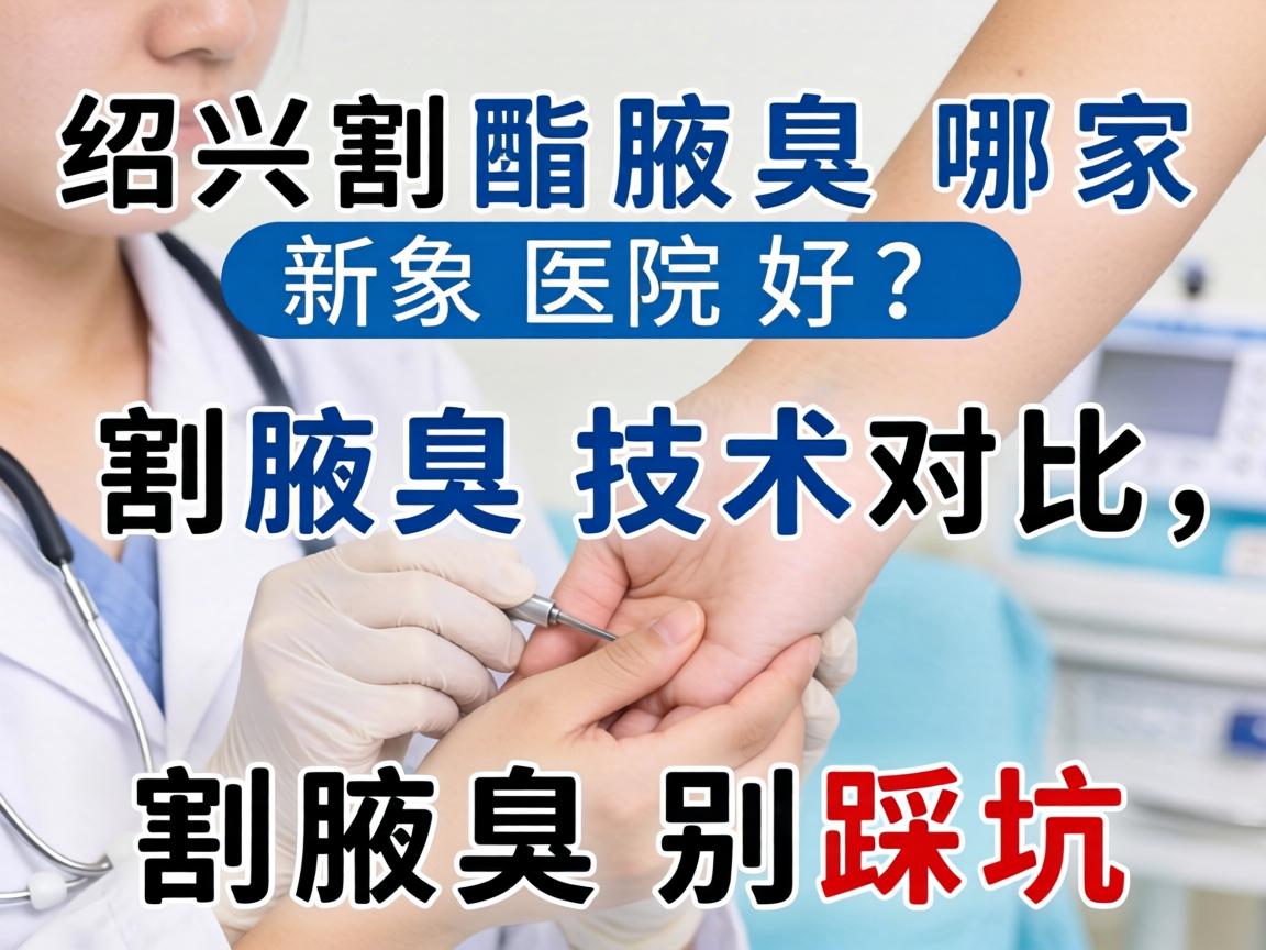 绍兴割腋臭哪家医院好？割腋臭技术对比，割腋臭别踩坑