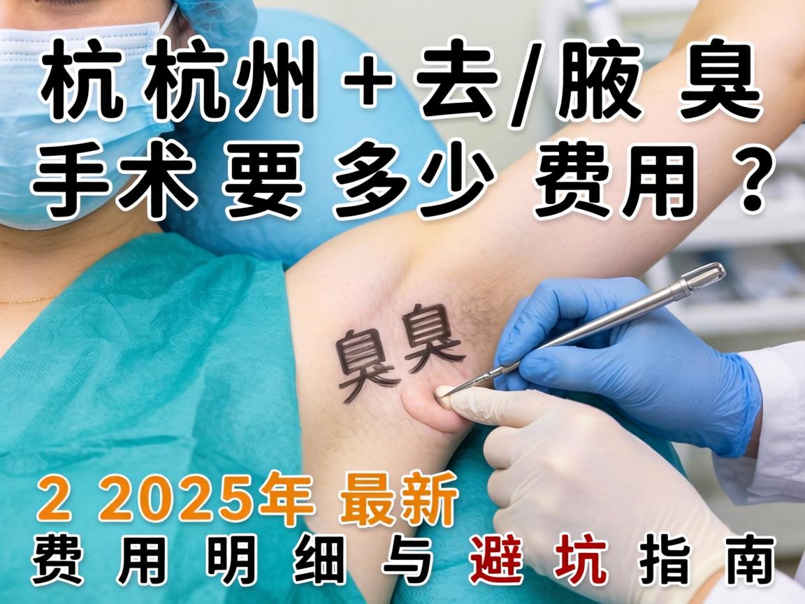 杭州去腋臭手术要多少费用？2025年最新费用明细与避坑指南