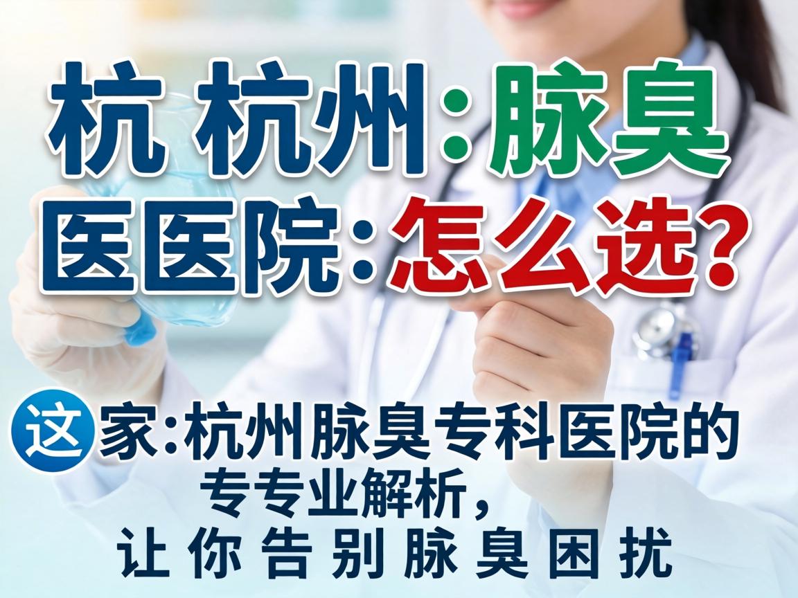 杭州腋臭医院怎么选？这家杭州腋臭专科医院的专业解析，让你告别腋臭困扰