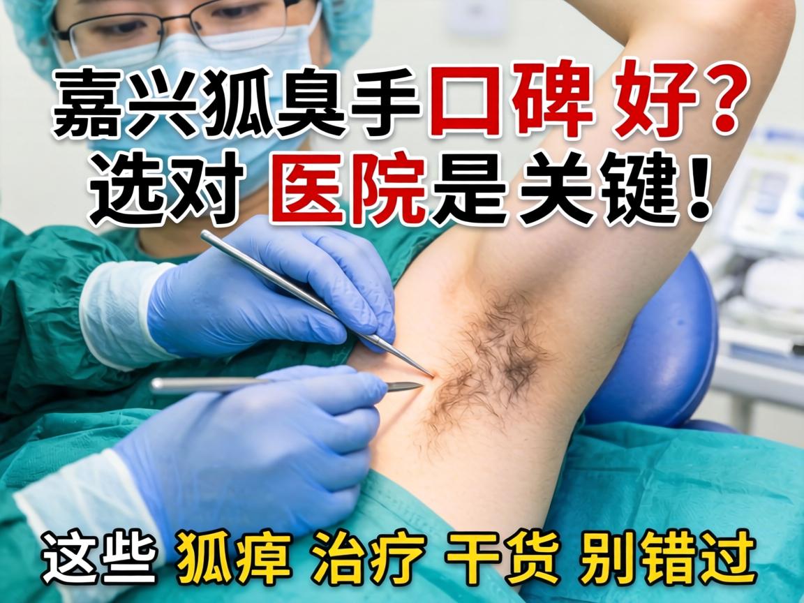 嘉兴狐臭手术口碑好？选对医院是关键！这些狐臭治疗干货别错过