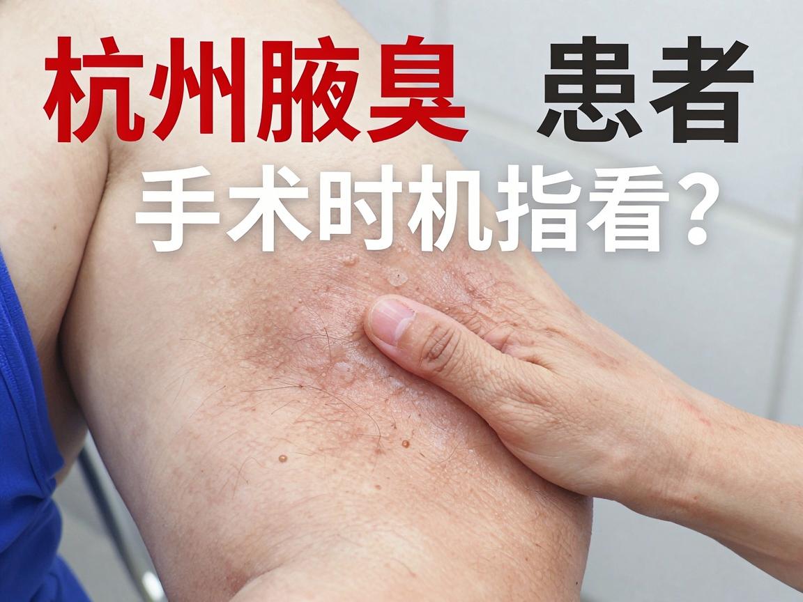 腋臭手术手术时机怎么选?杭州腋臭患者必看的手术时机指南 腋臭手术手术时机怎么选?杭州腋臭患者必看的手术时机指南