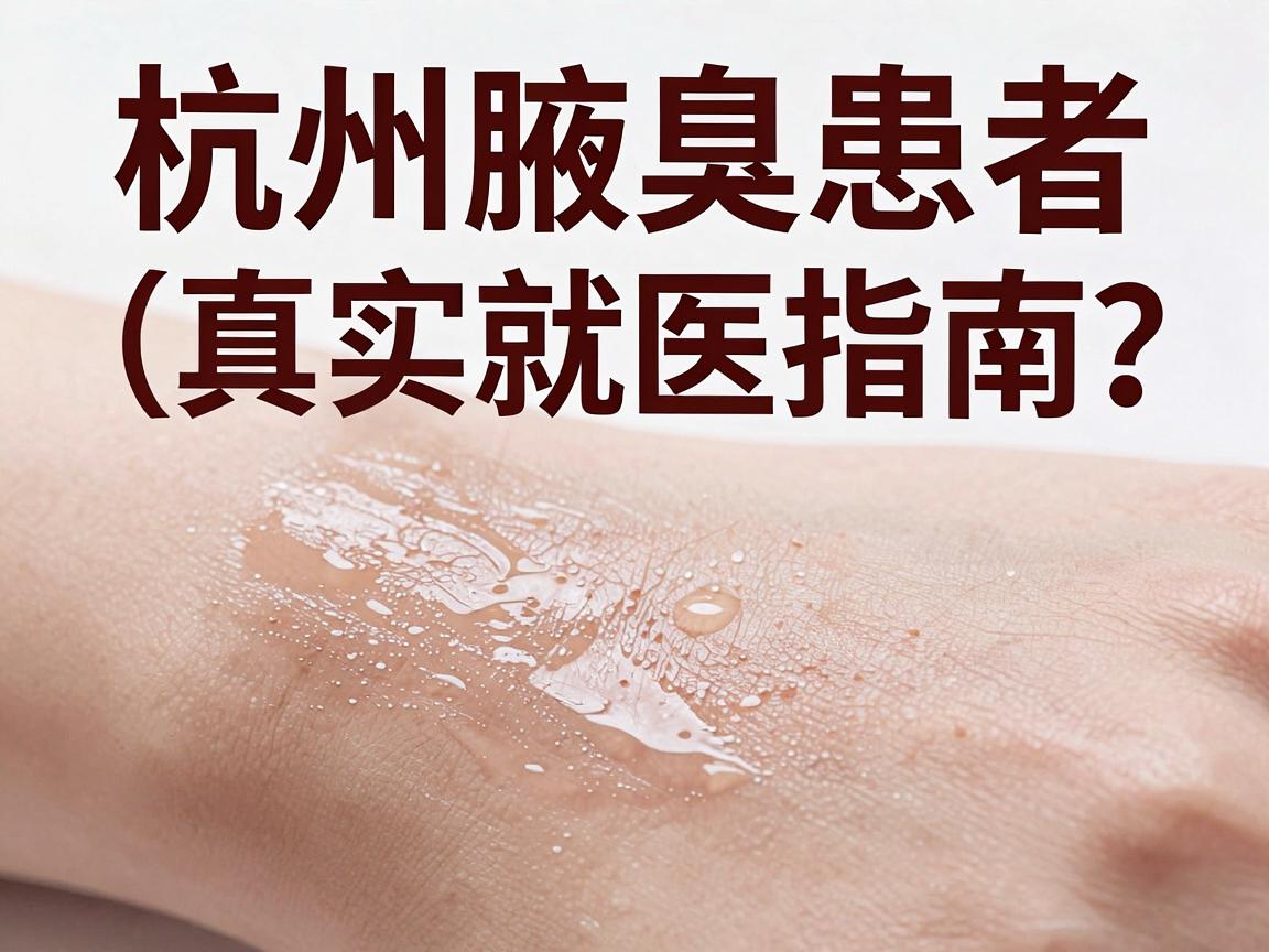 杭州腋臭治疗医院怎么选？杭州腋臭患者的真实就医指南（标题中杭州腋臭重复2次）