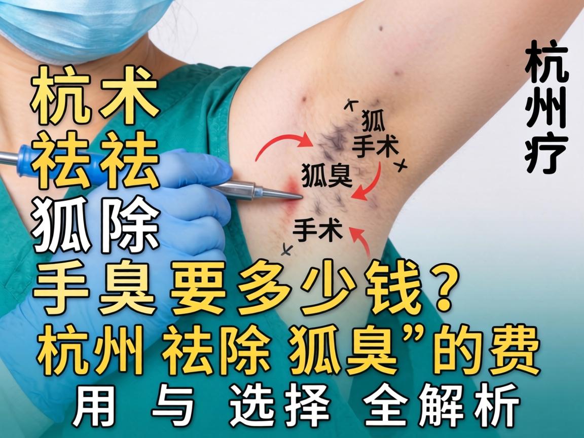 杭州祛除狐臭手术要多少钱？杭州祛除狐臭的费用与选择全解析