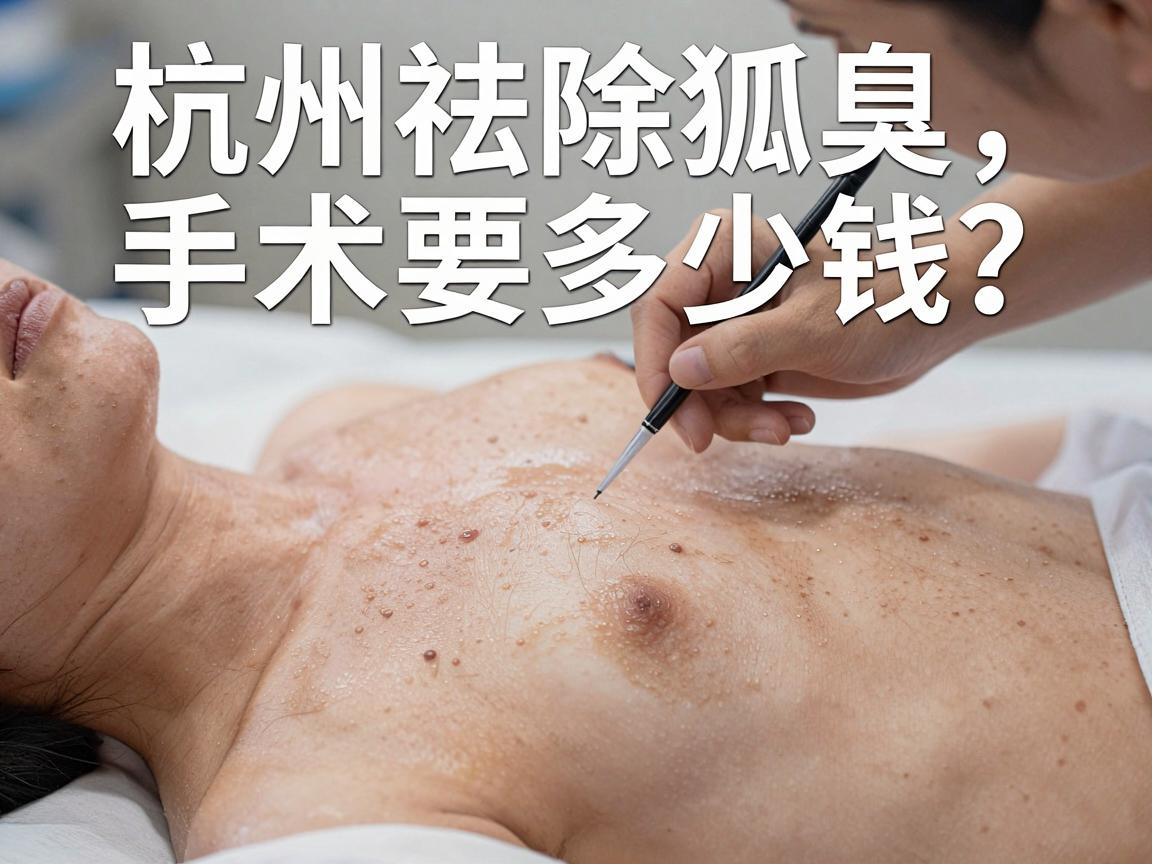 杭州祛除狐臭手术要多少钱？杭州祛除狐臭的费用与选择全解析