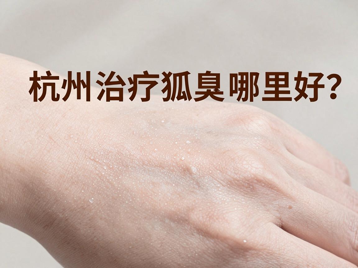 杭州治疗狐臭哪里好？专业解析狐臭治疗去哪里找对方法