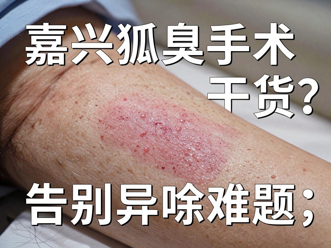 嘉兴狐臭手术医院怎么选？嘉兴狐臭手术干货指南，告别异味难题