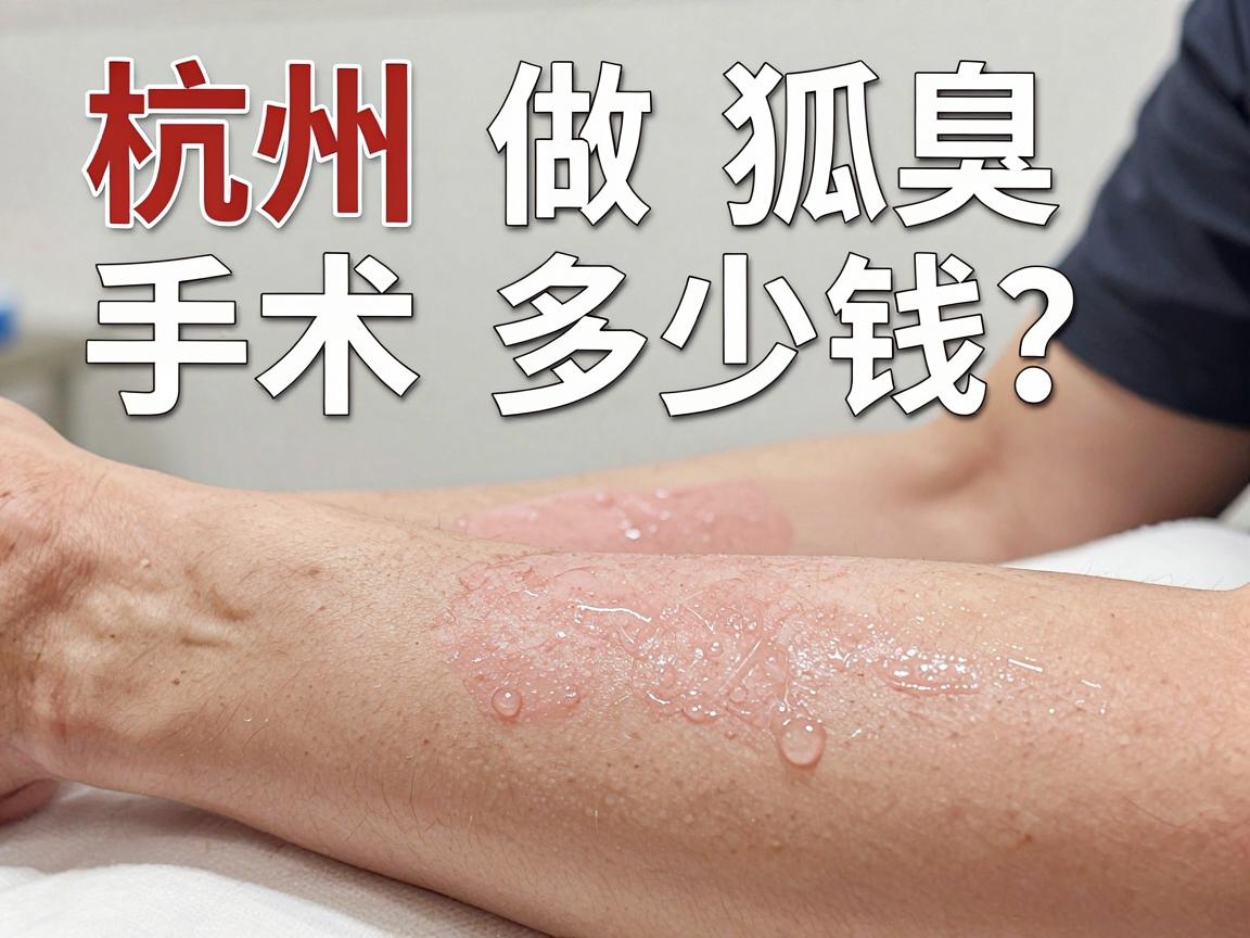 杭州做狐臭手术多少钱？别再问贵不贵，先看这笔账算得清不清！