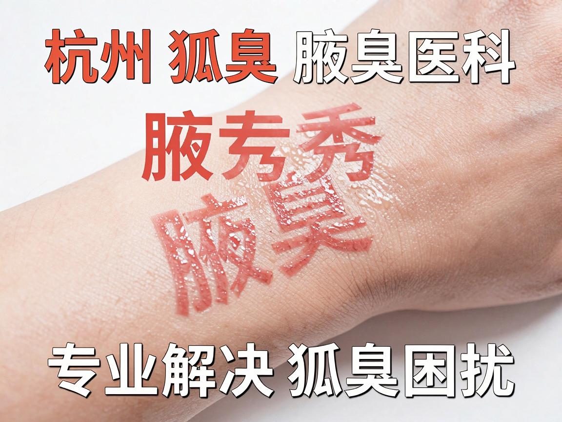 杭州狐臭治疗医院，杭州腋秀腋臭专科，专业解决狐臭困扰