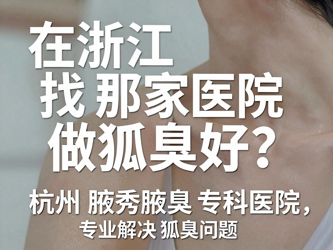 在浙江找那家医院做狐臭好？杭州腋秀腋臭专科医院，专业解决狐臭问题