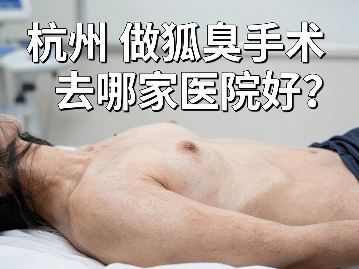 杭州做狐臭手术去哪家医院好？我的专业建议来了