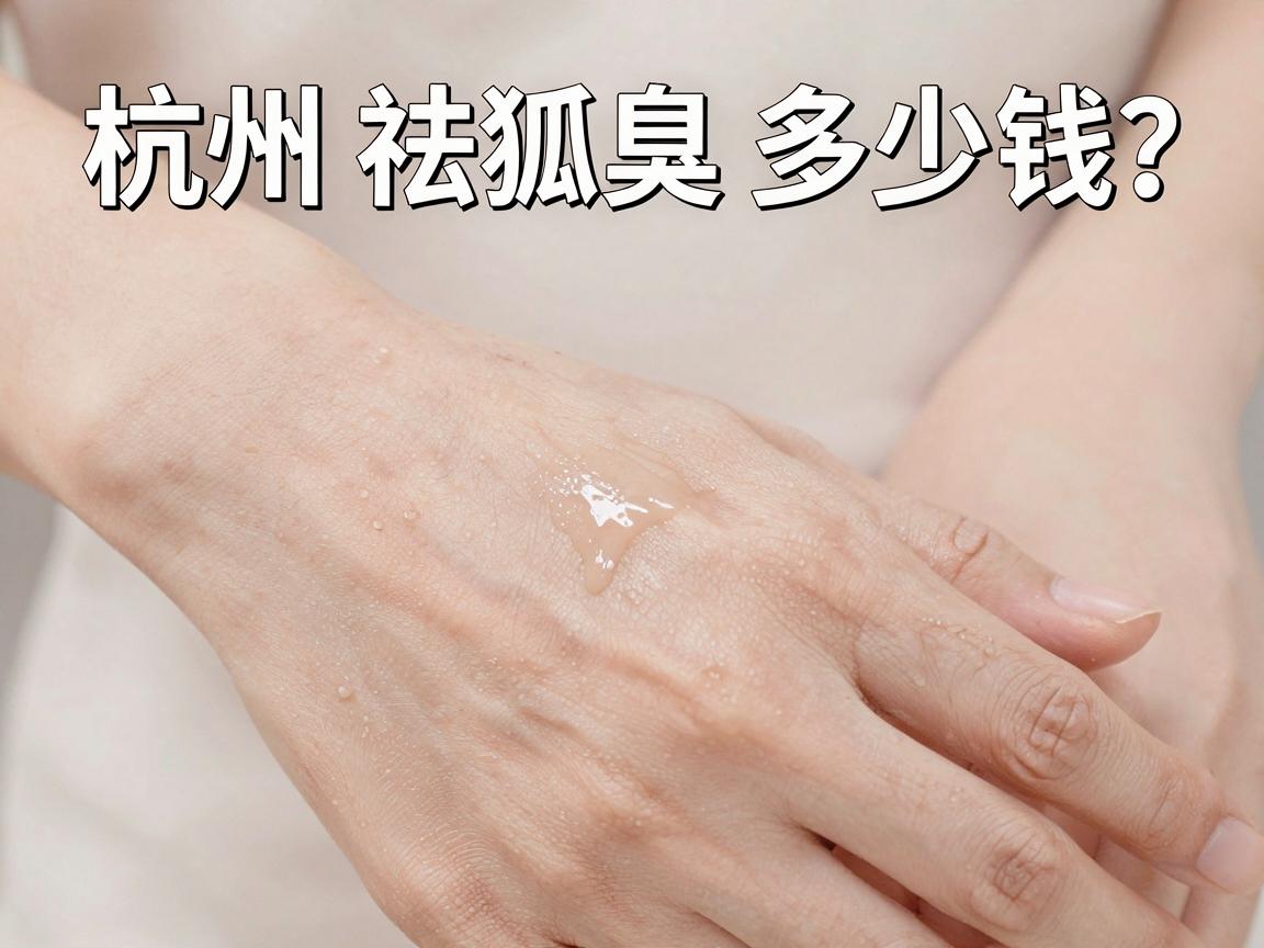 杭州祛狐臭多少钱？一文说清杭州祛狐臭费用真相，别再被低价祛狐臭骗了！