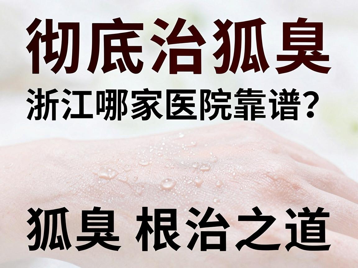 彻底治狐臭，浙江哪家医院靠谱？腋秀专科深度解析狐臭根治之道