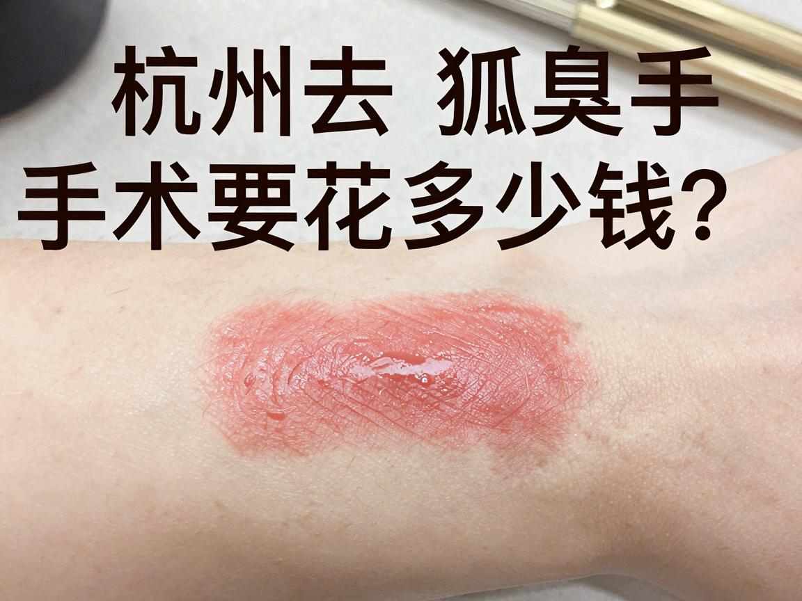 杭州去狐臭手术要花多少钱？一次说清杭州腋臭手术费用与价值